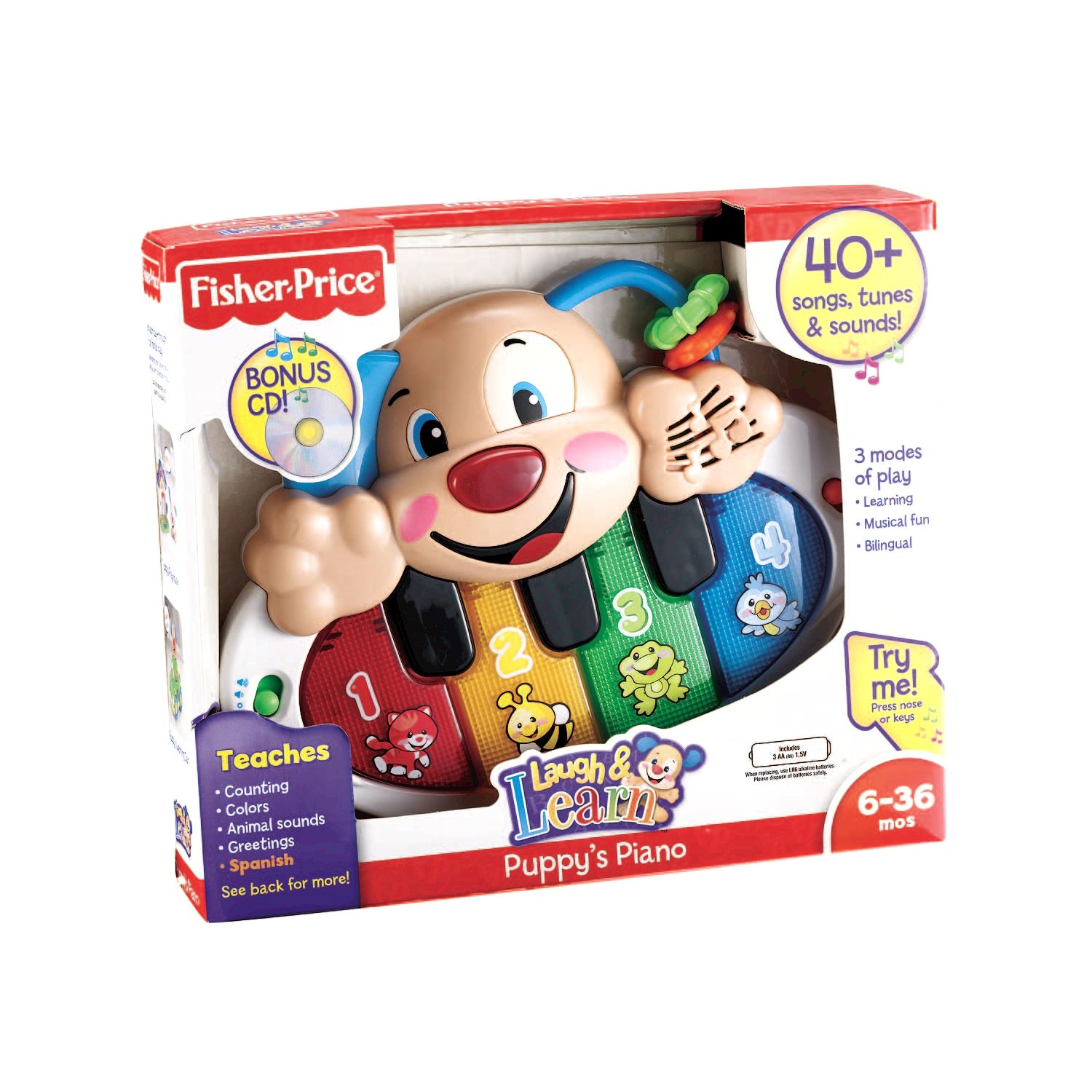 fisher price puppy piano