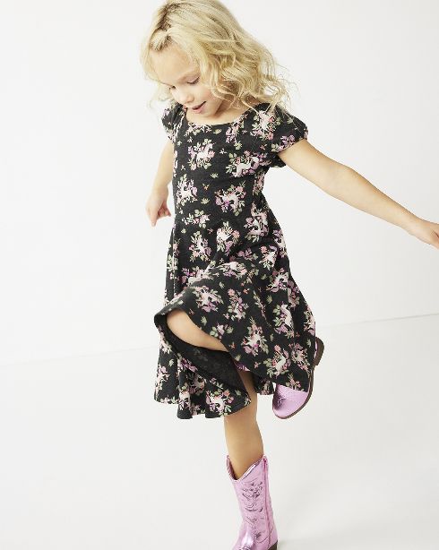 US Toddler Girl Dress Outfits Fancy Birthday Party Princess Vest Polka Dot Skirt 