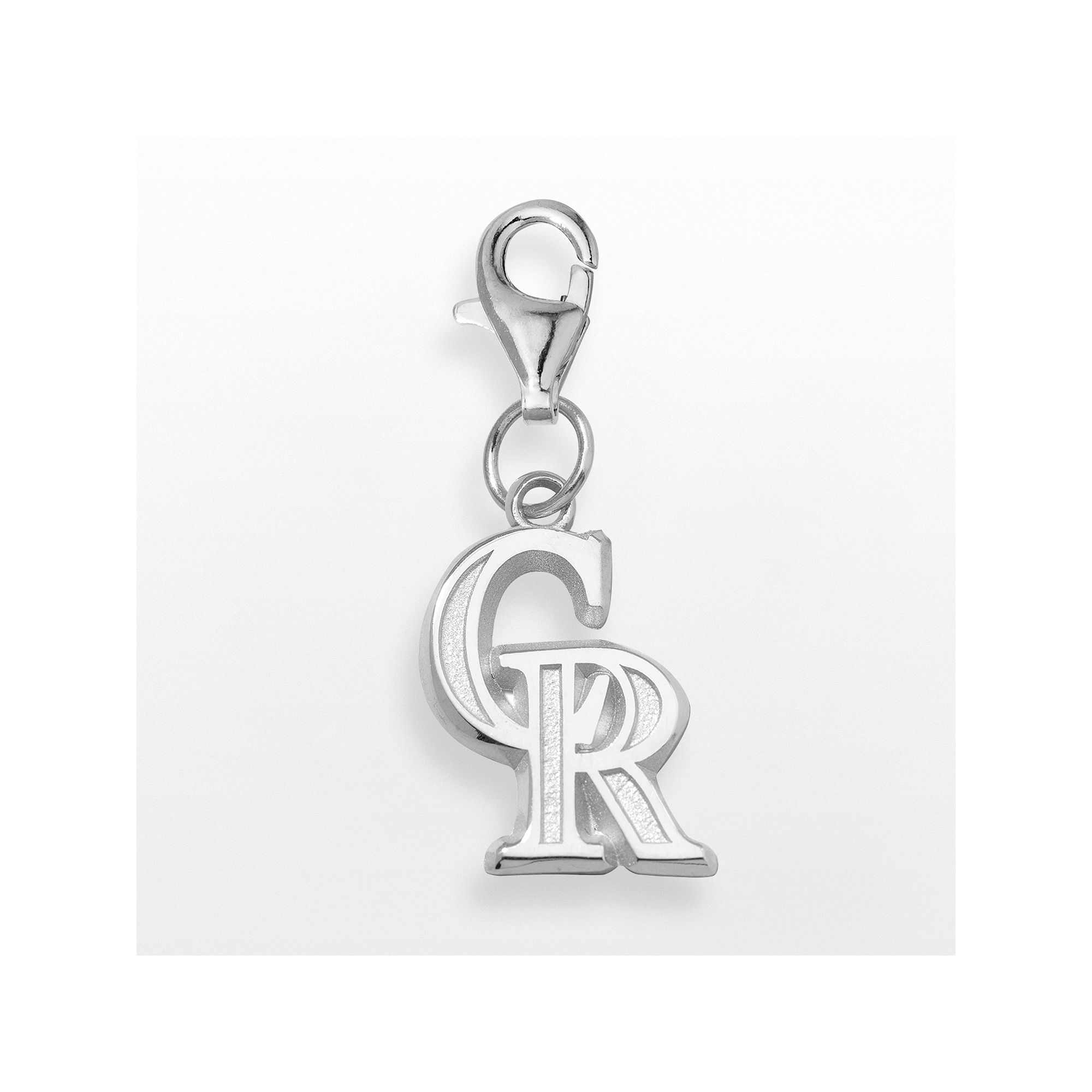 LogoArt Colorado Rockies Sterling Silver Logo Charm, Womens