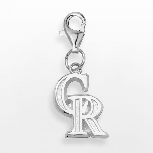 Colorado Rockies Logo Silver Pendant