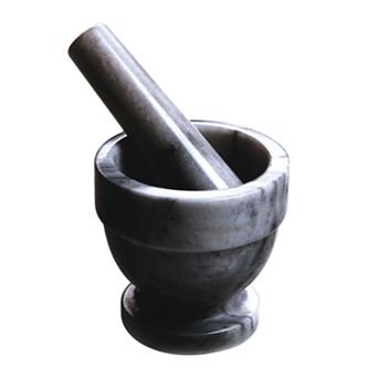 Fox Run Black Marble Mortar & Pestle