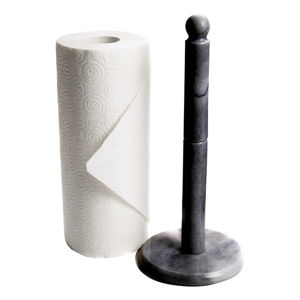 Black modern best sale paper towel holder