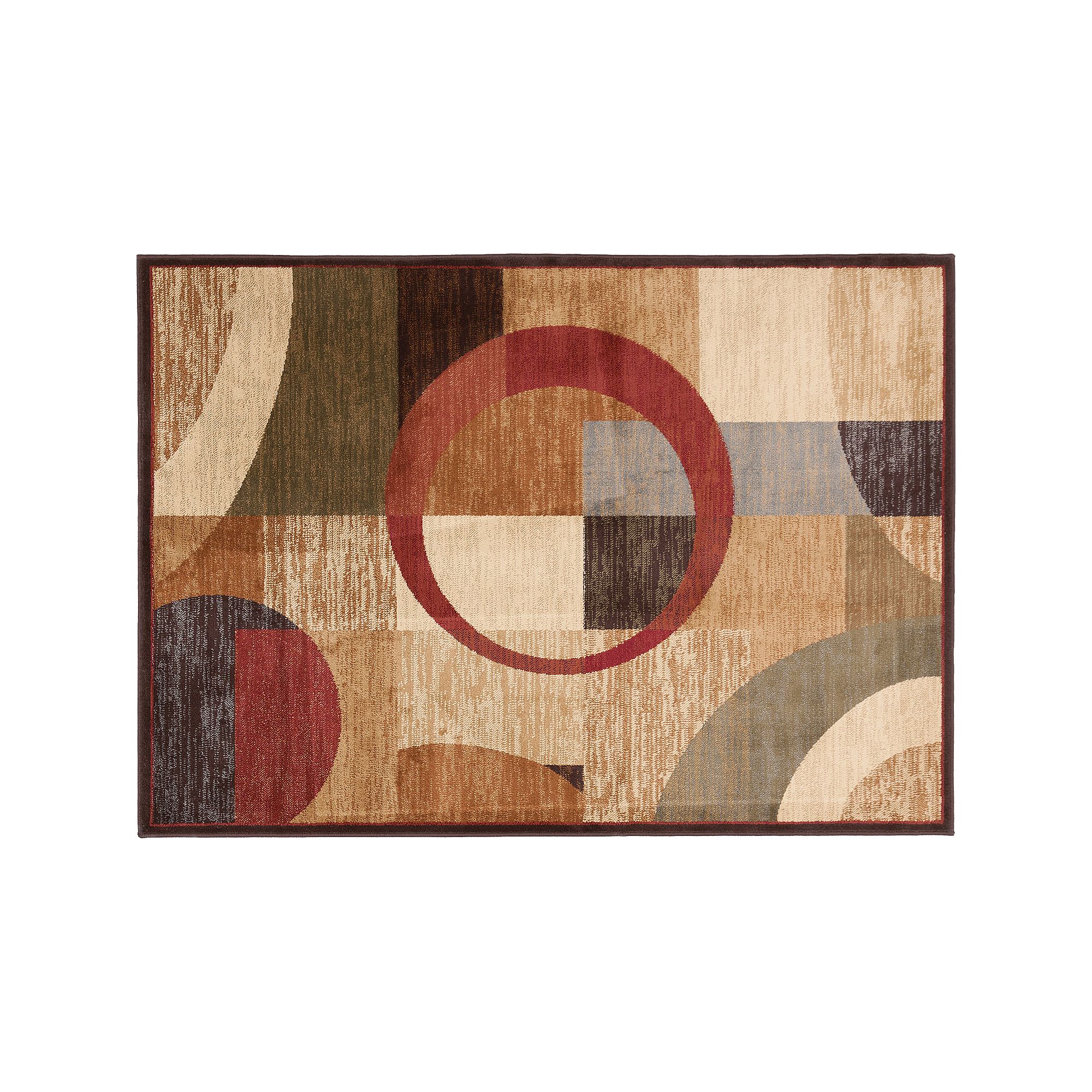 KHL Rugs Contemporary Geometric Rug - 5 x 7, Multi