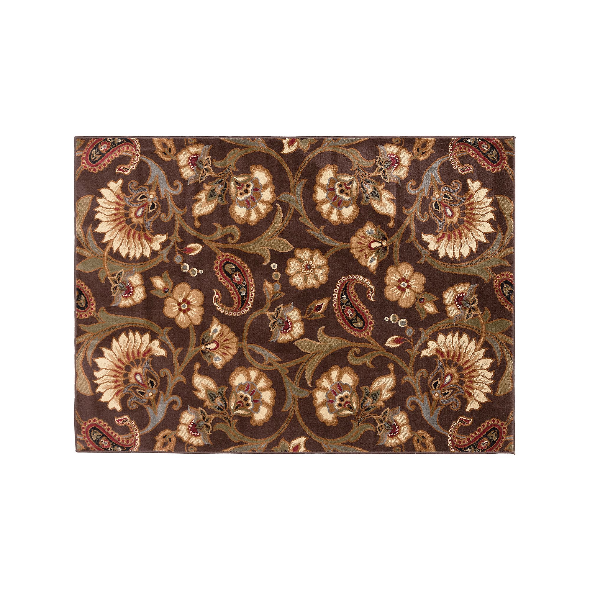 KHL Rugs Paisley Rug, Brown