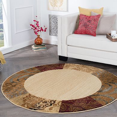 KHL Rugs Floral-Border Rug 