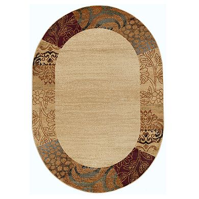 KHL Rugs Floral-Border Rug 