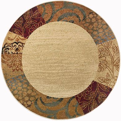 KHL Rugs Floral-Border Rug 