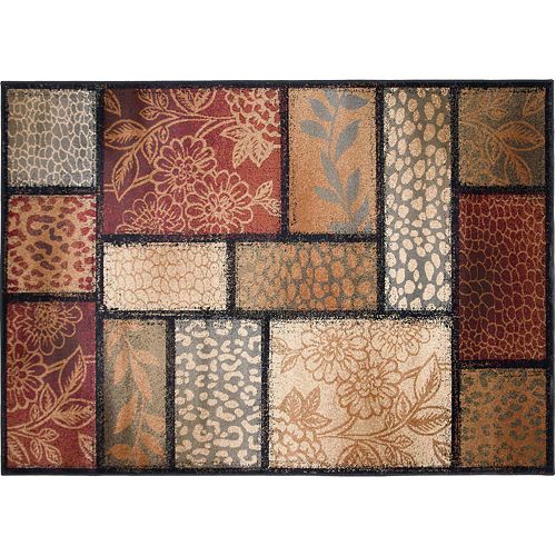 KHL Rugs Transitional Floral Rug - 5'3'' x 7'3''
