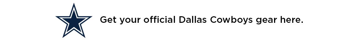 Get your official Dallas Cowboys gear here.