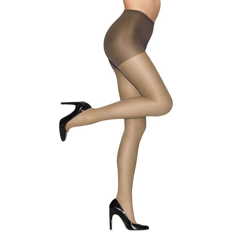 Hanes® Alive Full Support Control-Top Pantyhose, Women's, Size: B, Town Brown