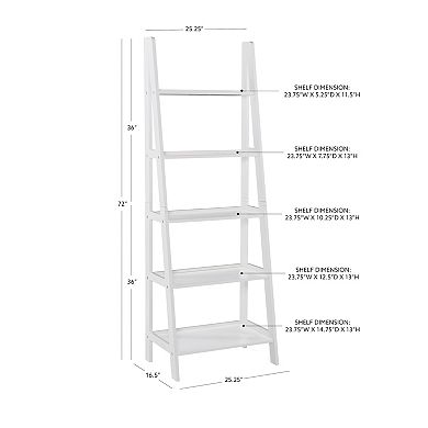 Linon 5-Tier Bookshelf