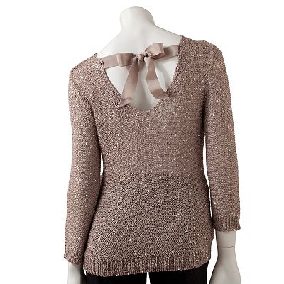 Jenni Tie Back Sweater Jenni Tie Back Sweater