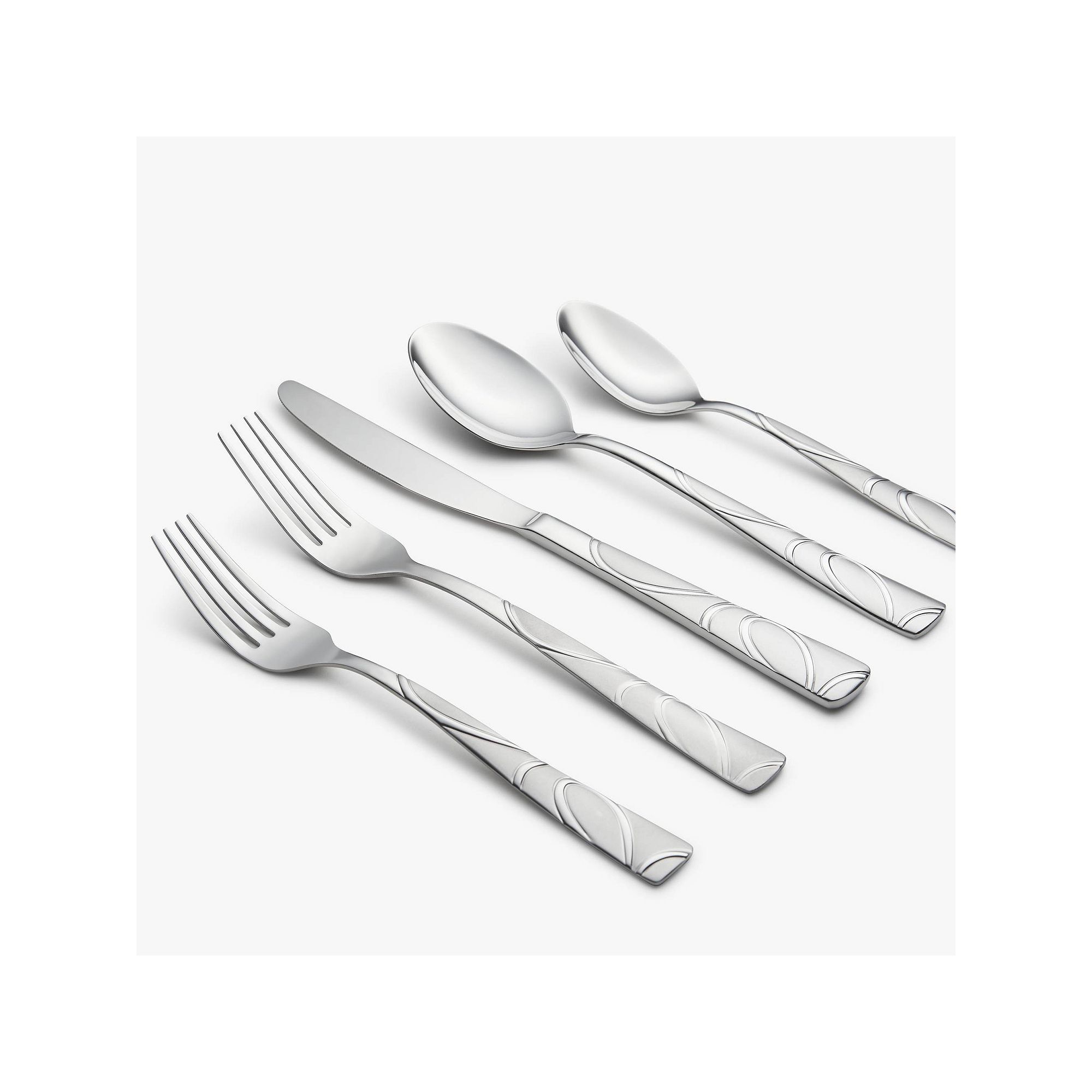 Cambridge Sasha Sand 42-pc. Flatware Set, Multicolor