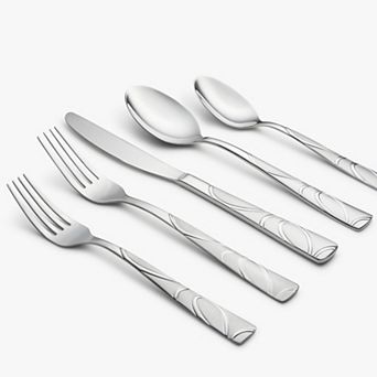 Cambridge Sasha Sand 42 pc Flatware Set
