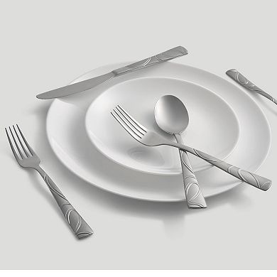 Cambridge Sasha Sand 42-pc. Flatware Set