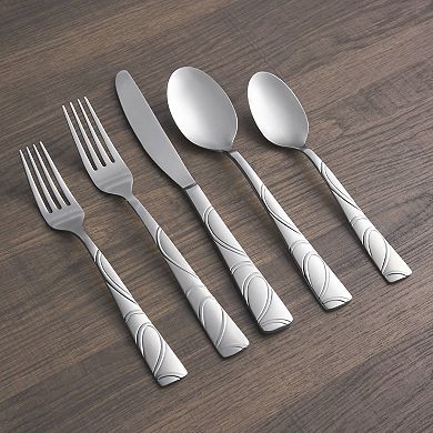 Cambridge Sasha Sand 42-pc. Flatware Set