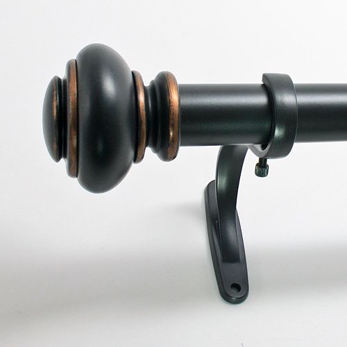 Decopolitan Urn Curtain Rod – 72” – 144”