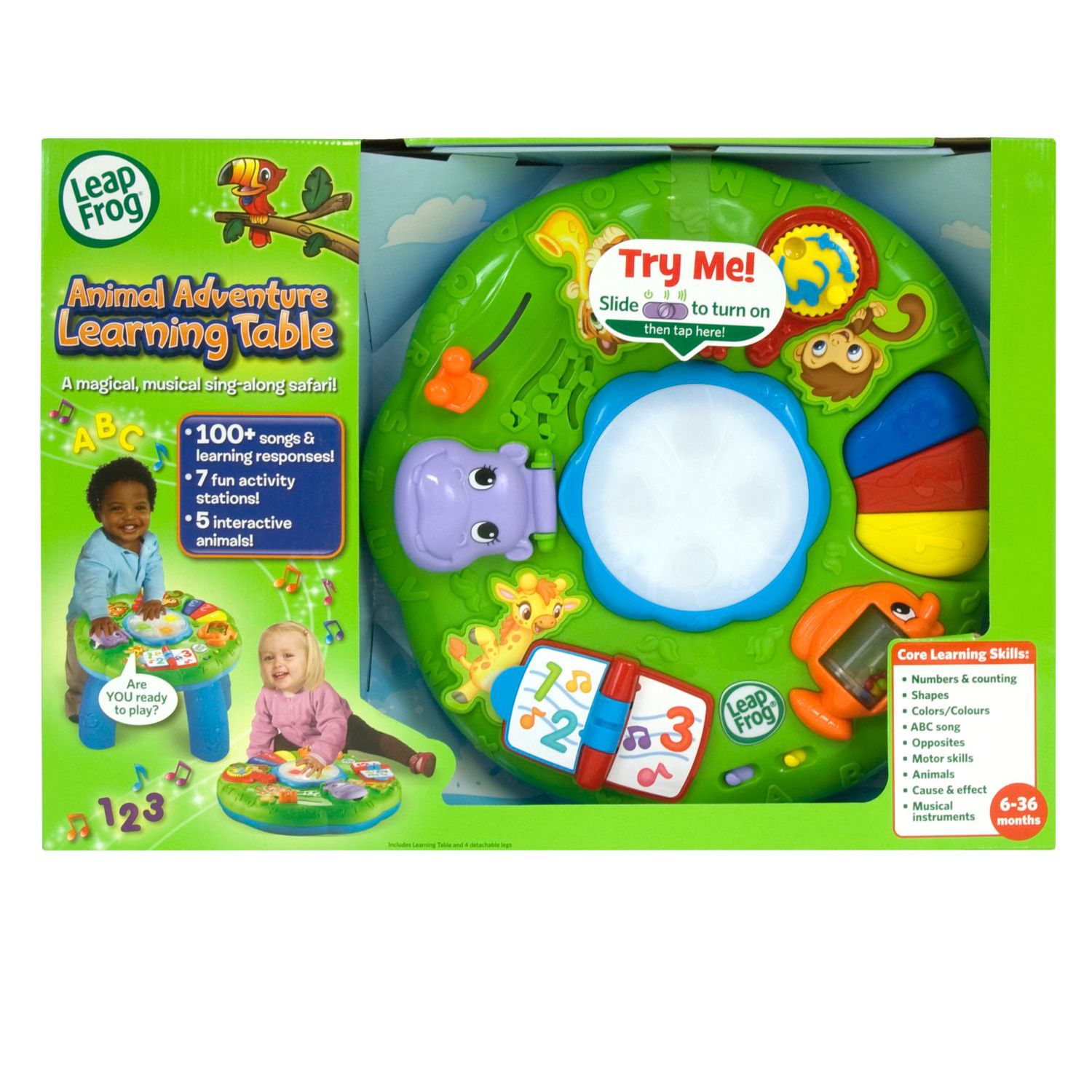 leapfrog learning activity table