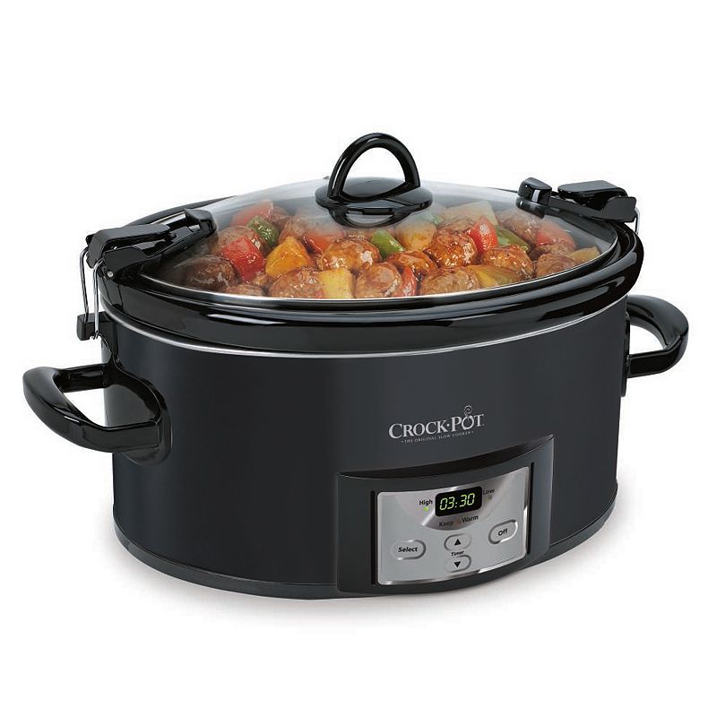 Crock-Pot 7-Qt. Cook n  Carry Programmable Countdown Slow Cooker