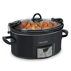 Slow Cooker 5 QT Programmable Stainless Oval Multi-cooker with