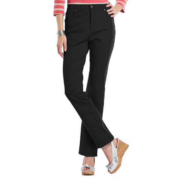 Gloria Vanderbilt Women's Amanda Capri Jean, Black, 16 Petite at