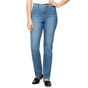 Gloria Vanderbilt Amanda Tapered Jeans, Petite Length. Aqua Sky. Size MSRP  $45