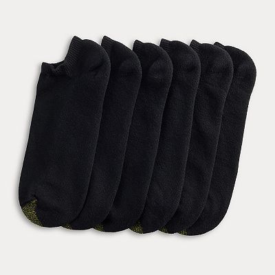 Men's GOLDTOE 6-pack Extended Size Athletic Cushioned Cotton No Show Socks