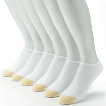 Men's GOLDTOE® 6-pack Extended Size Athletic Cushioned Cotton No Show Socks