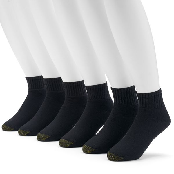 GOLDTOE® 6-pk. Ultra Tec Quarter Socks - Extended Size