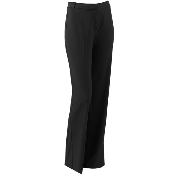 Dana Buchman Solid Trouser Pants