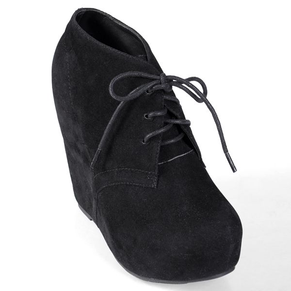 journee collection wedge booties