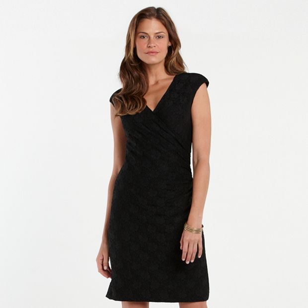 Chaps lace outlet sheath dress