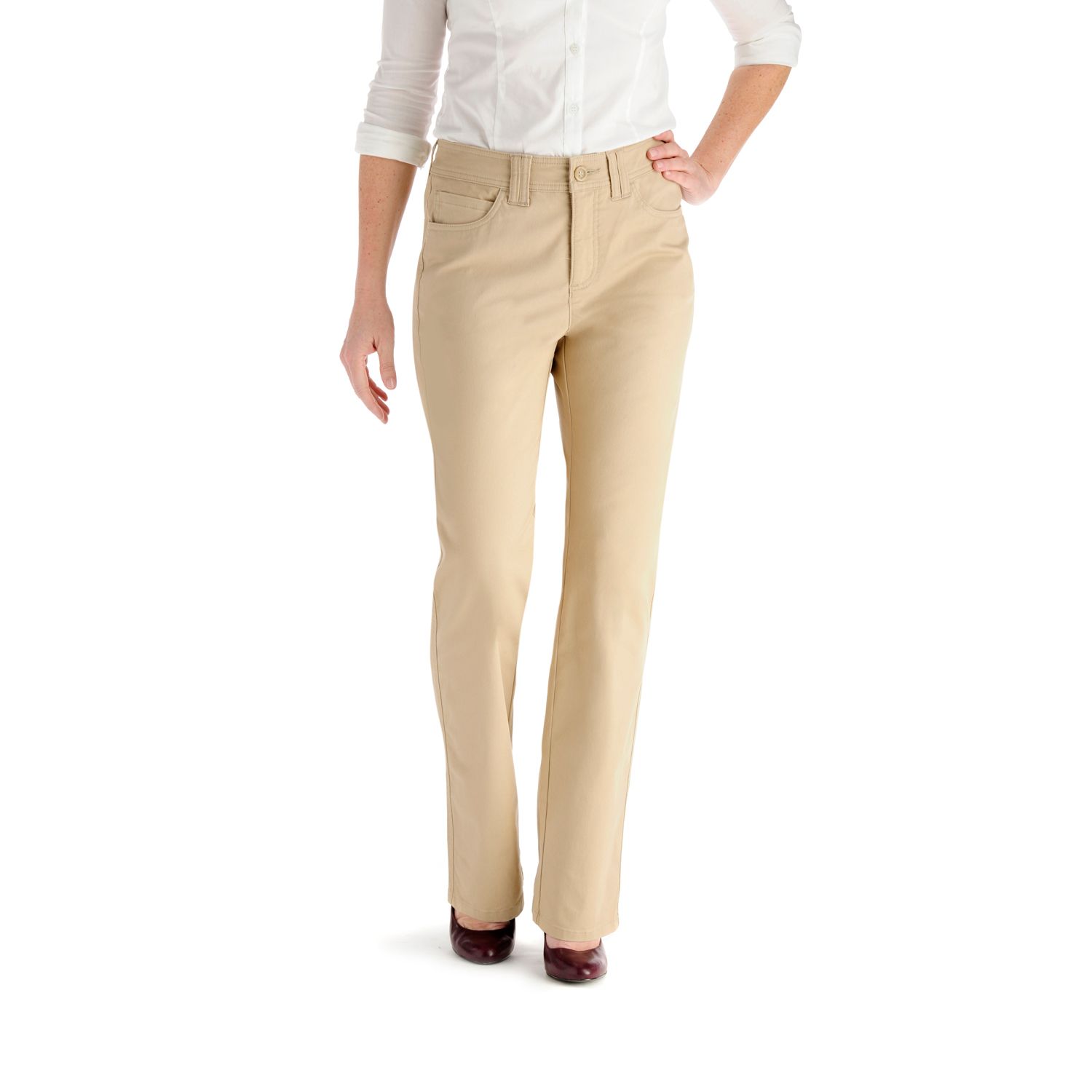 kohls lee womens pants