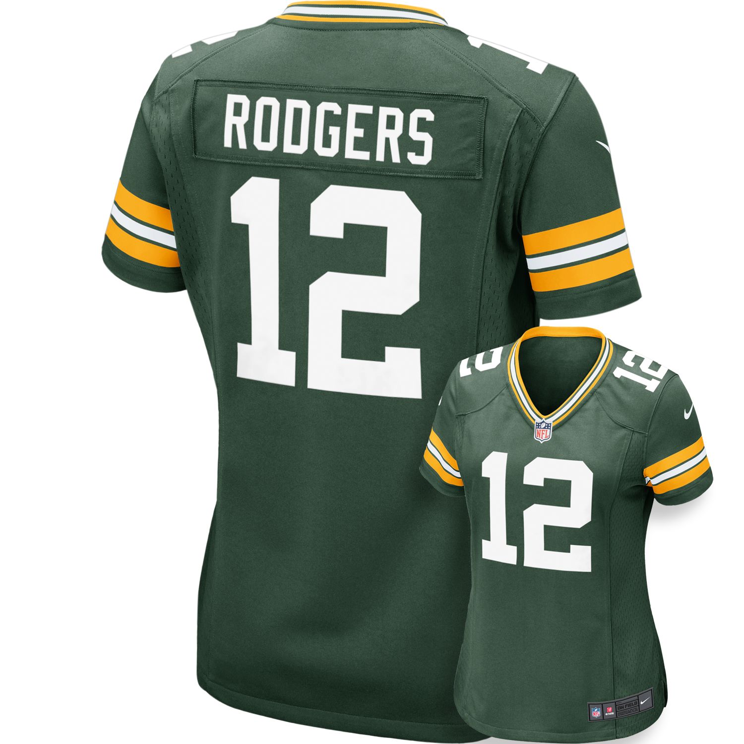 Nike Green Bay Packers Aaron Rodgers Jersey