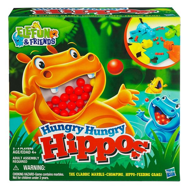 Hungry Hungry Hippos Game by Hasbro - Multi/None