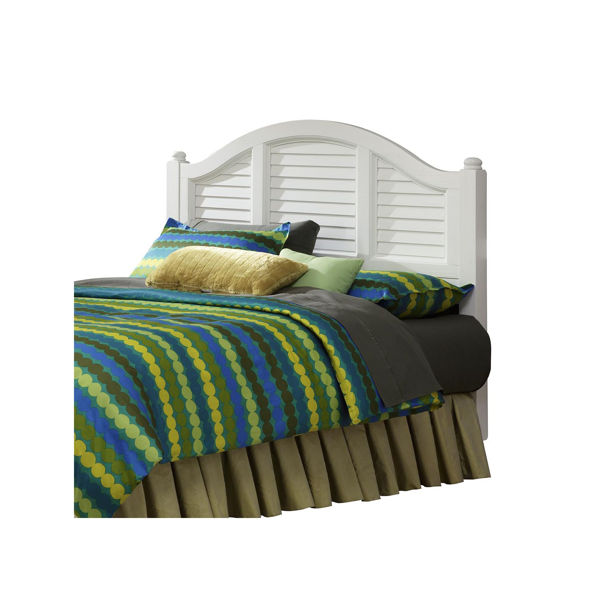 Bermuda Queen Headboard, White