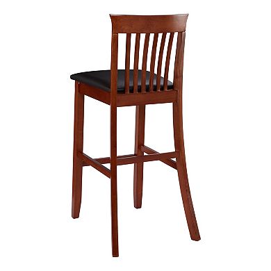 Linon Triena Craftsman Bar Stool