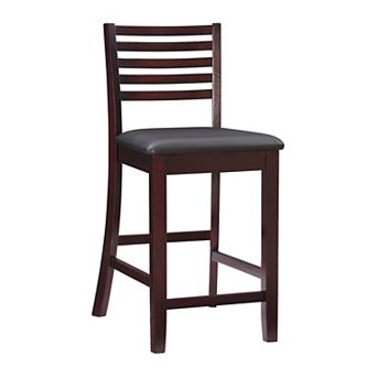 Linon Triena Ladder-Back Counter Stool