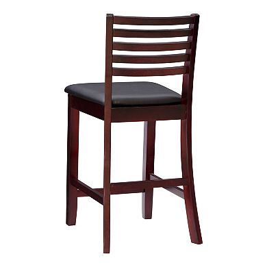 Linon Triena Ladder-Back Counter Stool