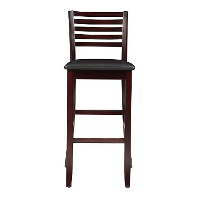 Linon Triena Ladder-Back Bar Stool