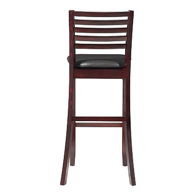 Linon Triena Ladder-Back Bar Stool