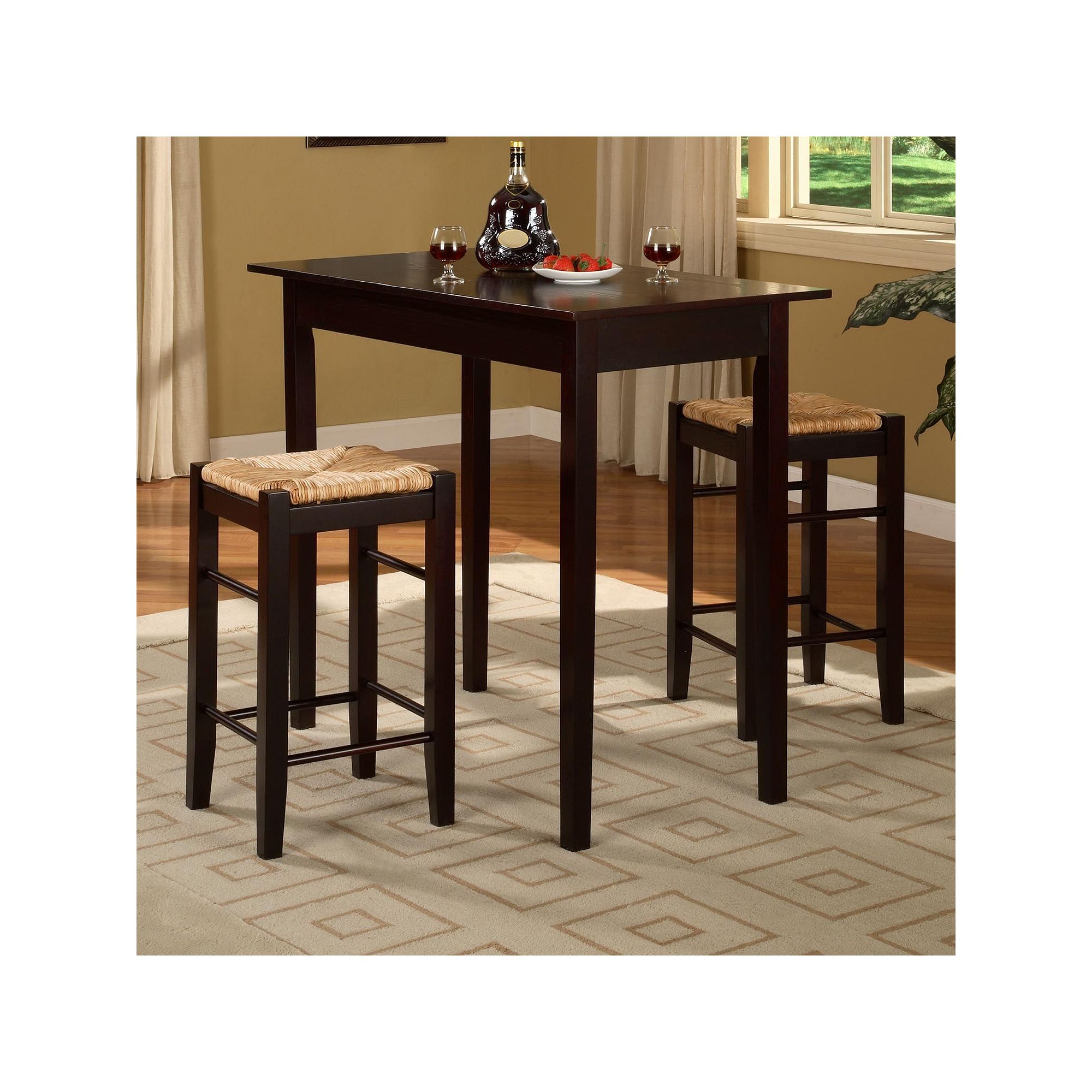 Linon 3-pc. Tavern Counter Set, Brown