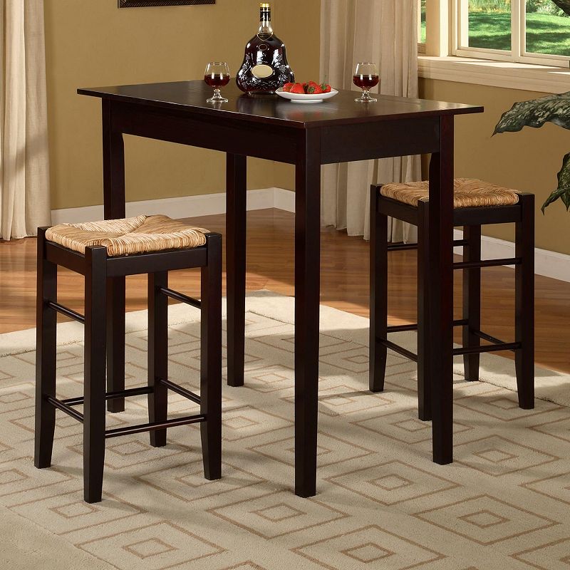 Linon 3-pc. Tavern Counter Set, Brown, Furniture