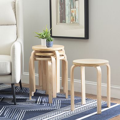 Linon Brentwood 4-pc. Stool Set