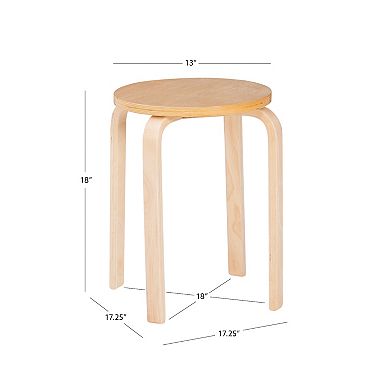 Linon Brentwood 4-pc. Stool Set