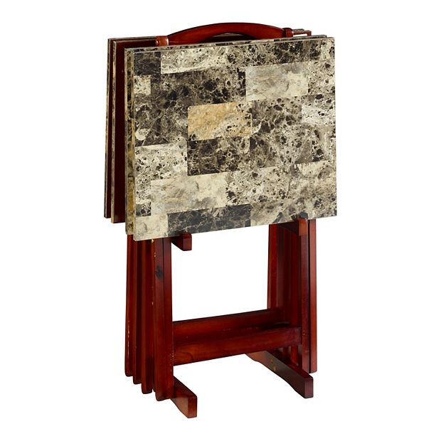 Linon 5 pc. Tray Table Set