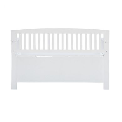 Linon Slatted Storage Bench