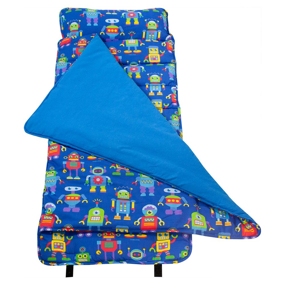 Wildkin Olive Kids Robots Nap Mat Kids