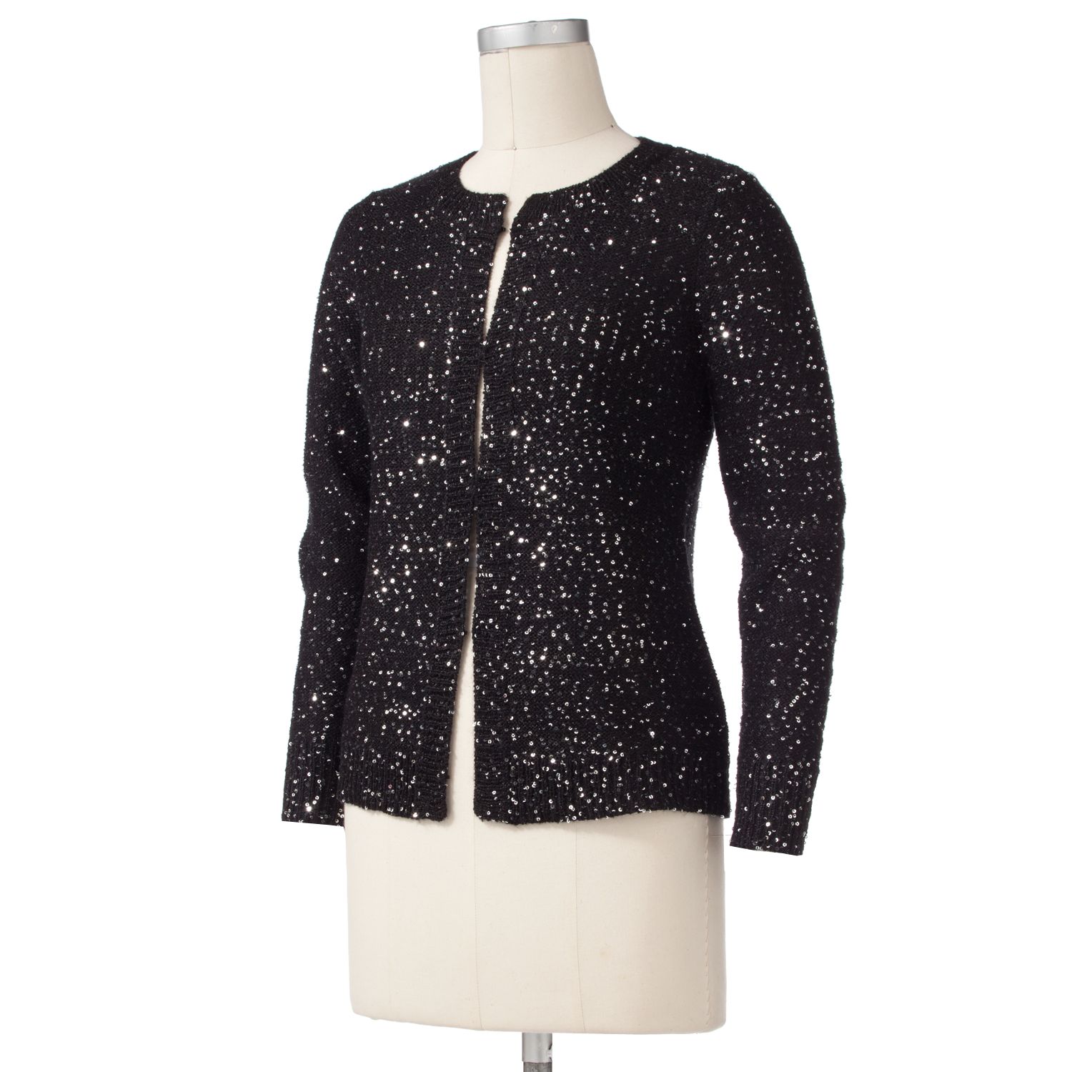 black glitter cardigan