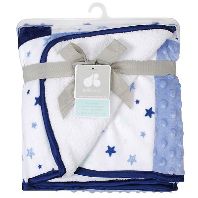 Just born patchwork popcorn velboa blanket sale